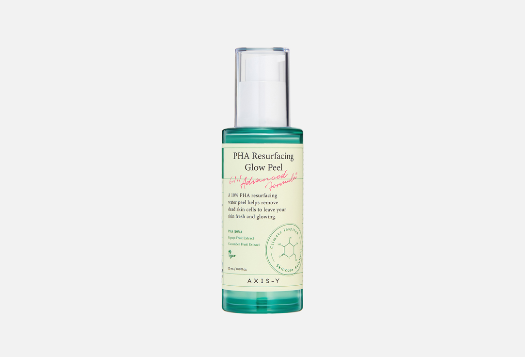 AXIS-Y Exfoliating Face Gel Cleanser PHA Resurfacing Glow Peel
