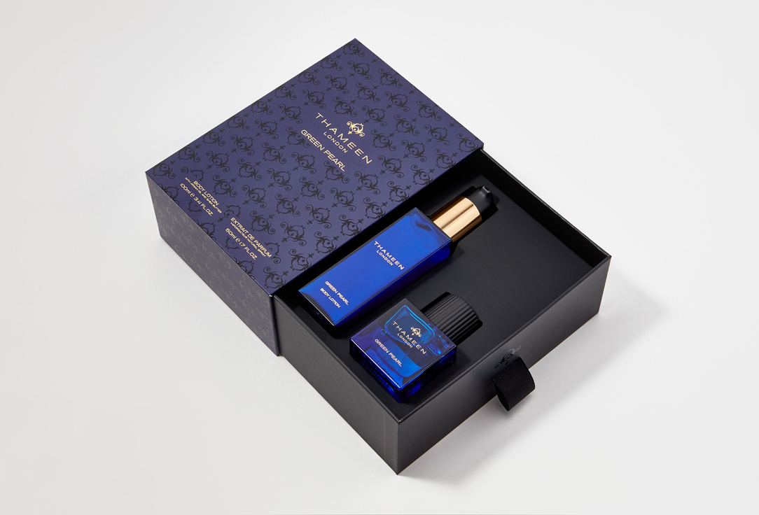 Thameen London Extrait de Parfum & Body Lotion Gift Set Green Pearl