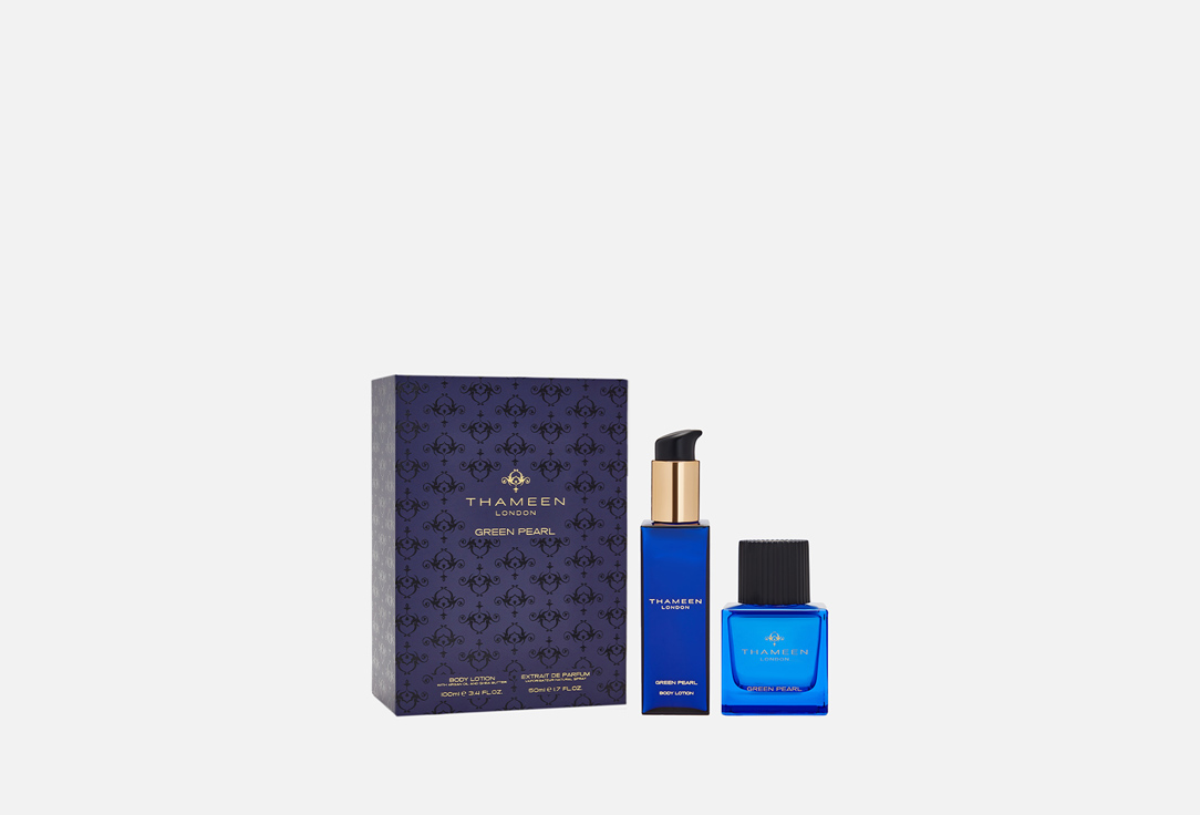 Thameen London Extrait de Parfum & Body Lotion Gift Set Green Pearl