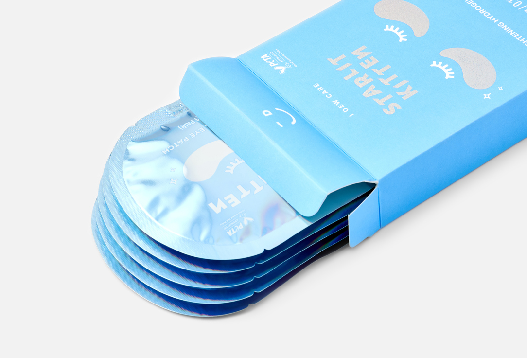 I DEW CARE HYDROGEL EYE PATCHES Set Starlit kitten