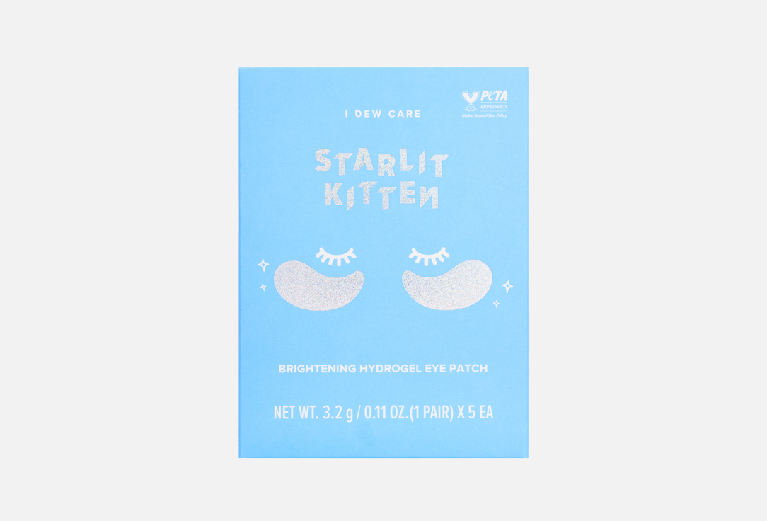 I DEW CARE HYDROGEL EYE PATCHES Set Starlit kitten