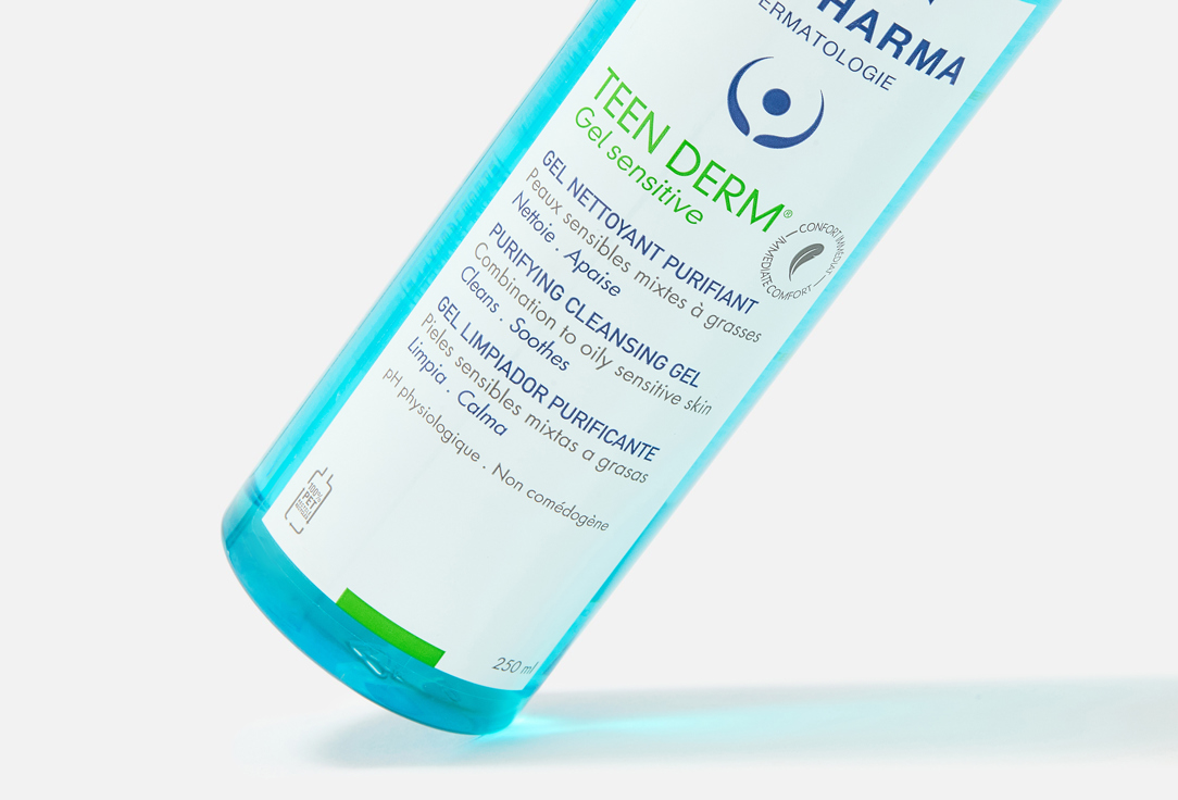 ISISPHARMA DERMATOLOGIE Purifying cleansing gel TEEN DERM Gel Sensitive