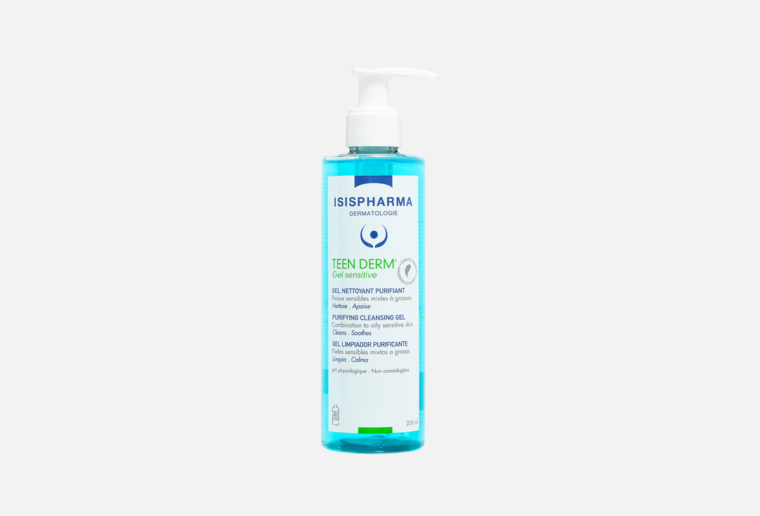 ISISPHARMA DERMATOLOGIE Purifying cleansing gel TEEN DERM Gel Sensitive