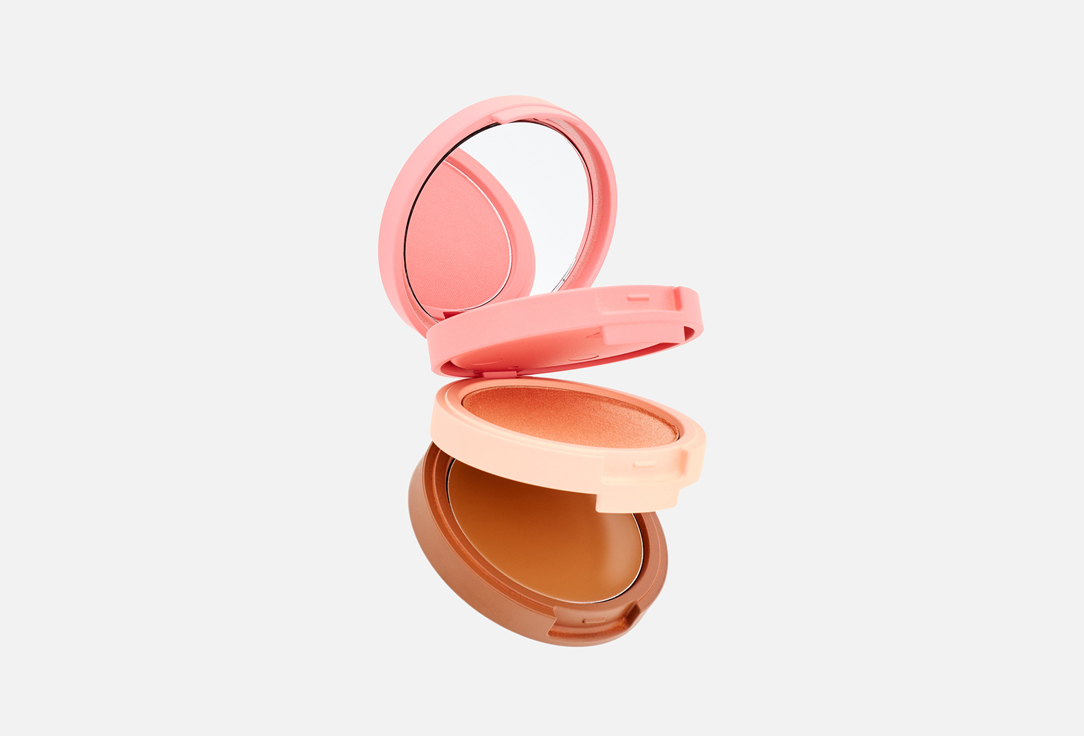 Kaja Cream Bronzer, Powder Blush and Highlighter Sculpting Trio Play Bento