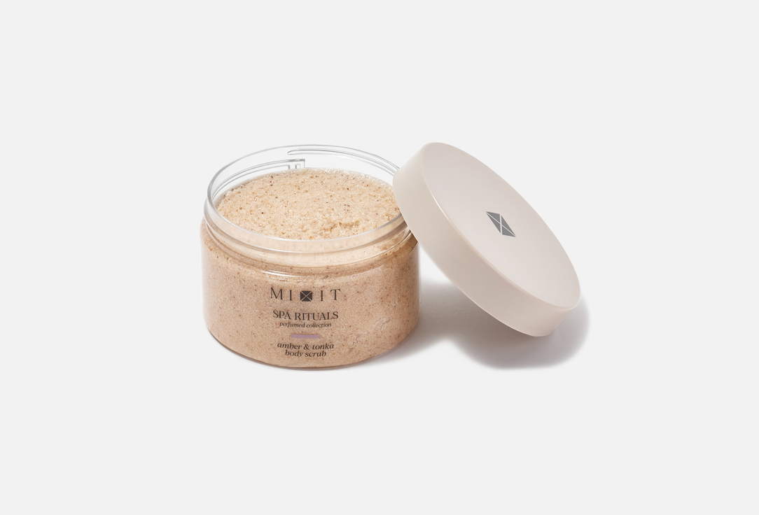 MIXIT Sugar and salt body scrub Amber & Tonka 300 g MIXIT Sugar and salt body scrub Amber & Tonka