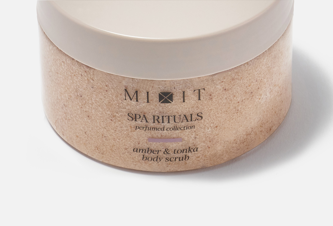 MIXIT Sugar and salt body scrub Amber & Tonka 300 g MIXIT Sugar and salt body scrub Amber & Tonka