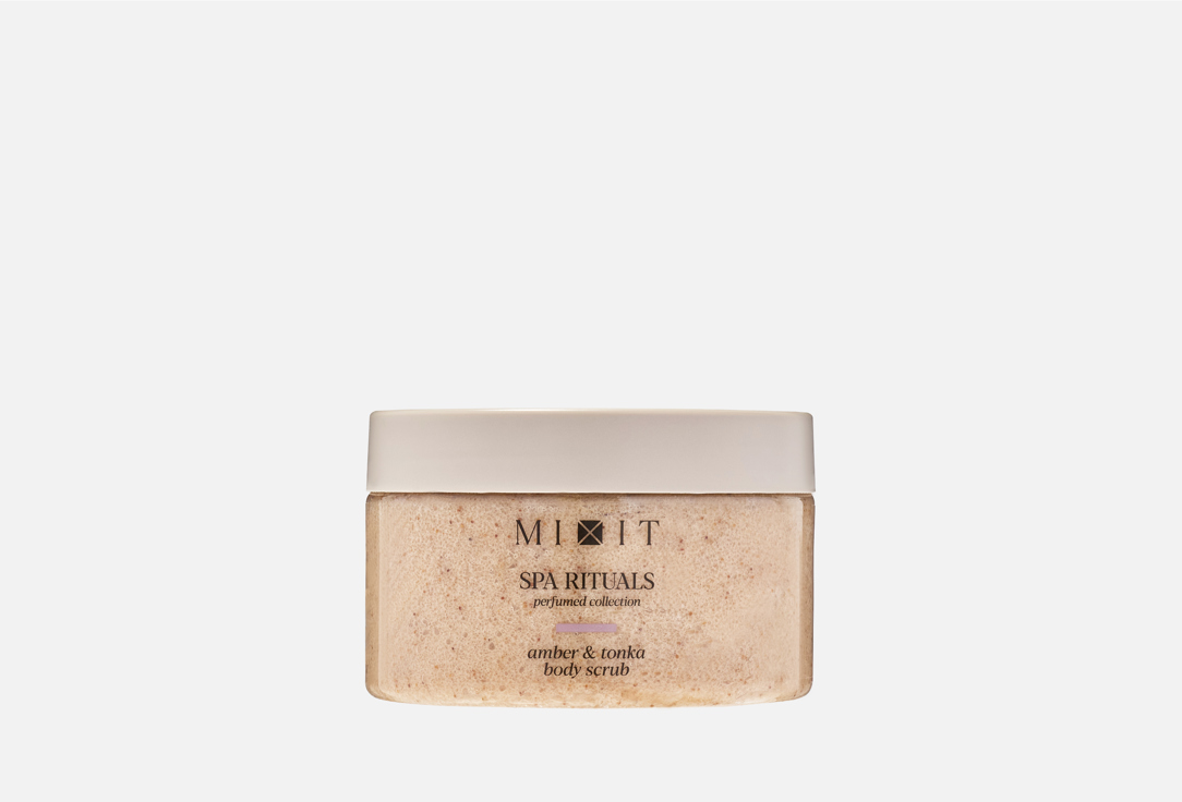 MIXIT Sugar and salt body scrub Amber & Tonka 300 g MIXIT Sugar and salt body scrub Amber & Tonka