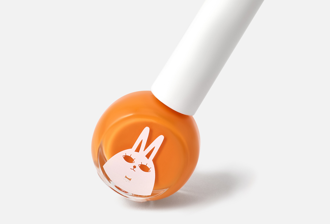 Recipebox Kids nail polish Sticker nail Tropical Orange 10 ml Recipebox Kids nail polish Sticker nail