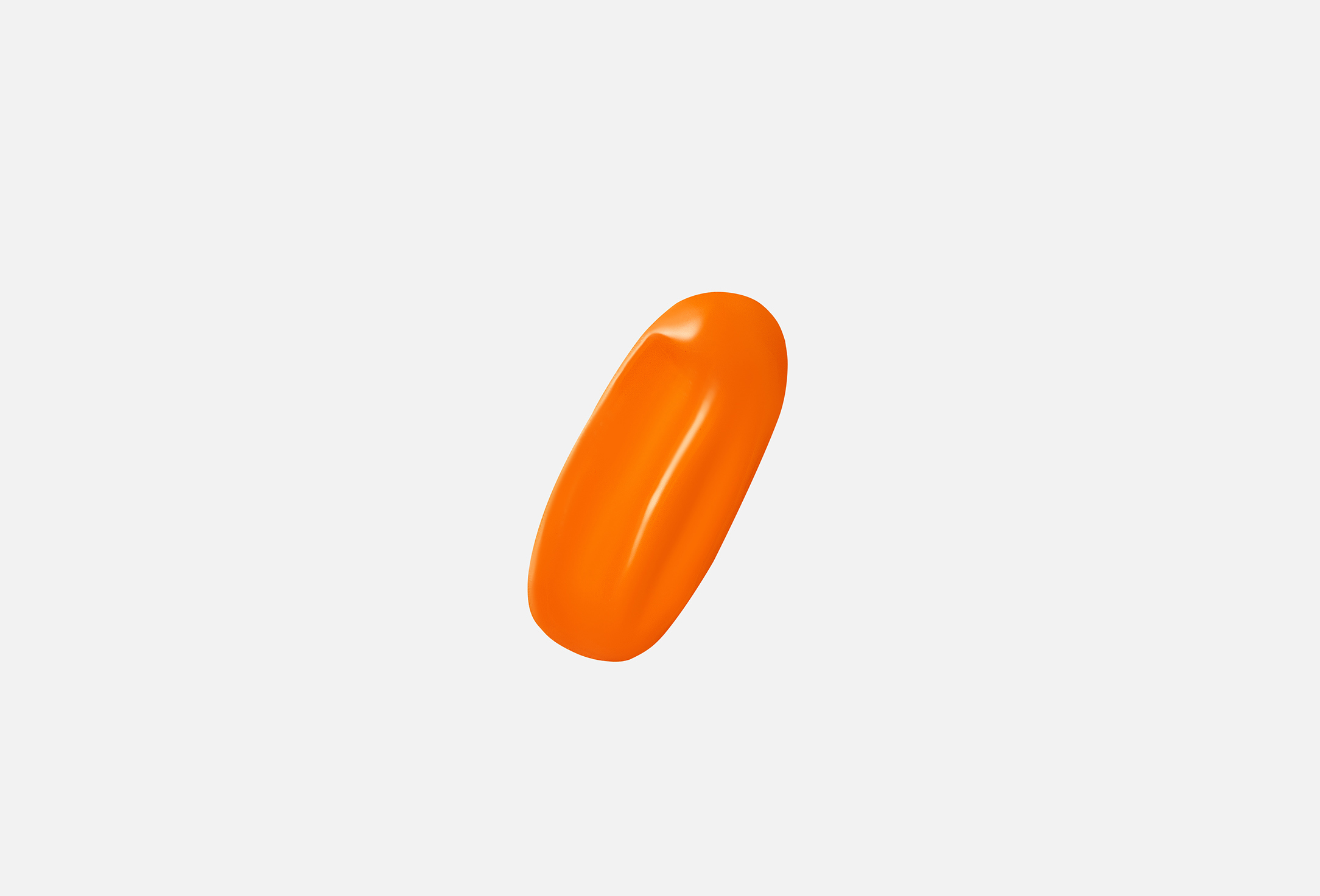 Recipebox Kids nail polish Sticker nail Tropical Orange 10 ml Recipebox Kids nail polish Sticker nail