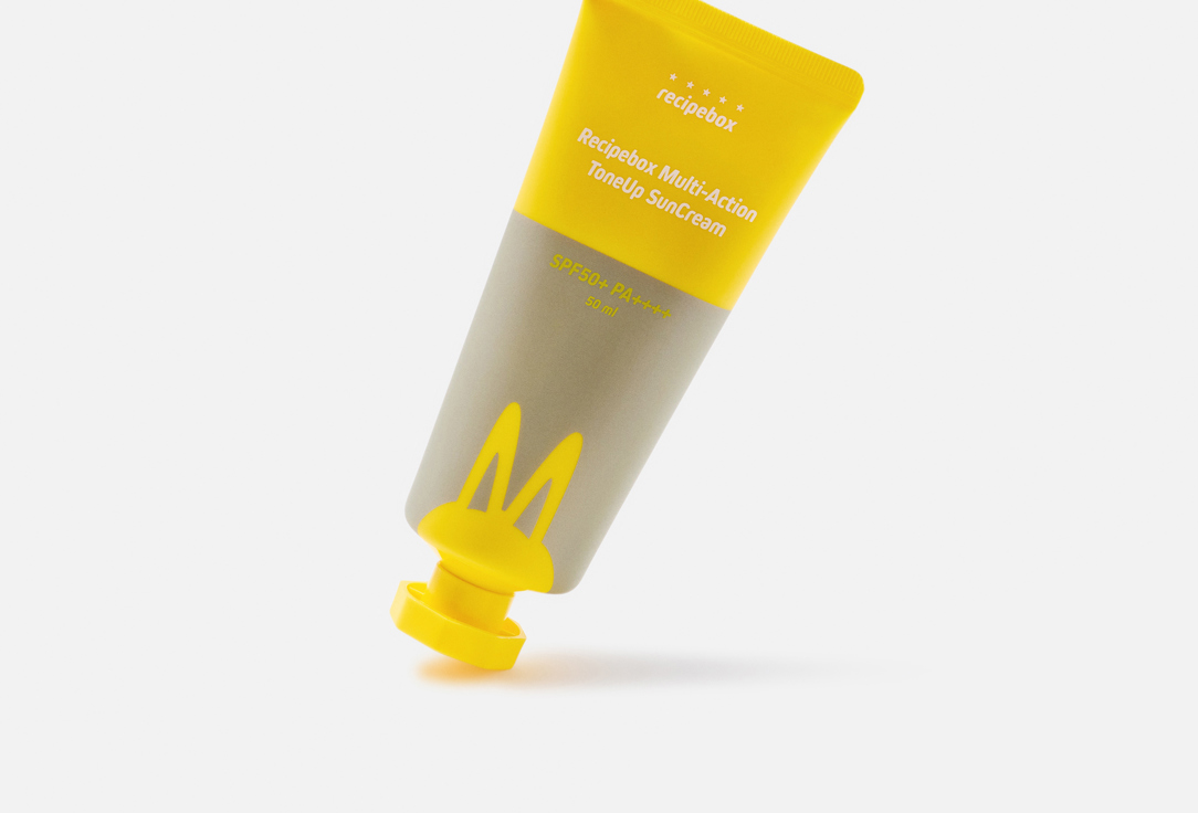 Recipebox Sunscreen Cream SPF50+ PA++++ Multi-action tone up