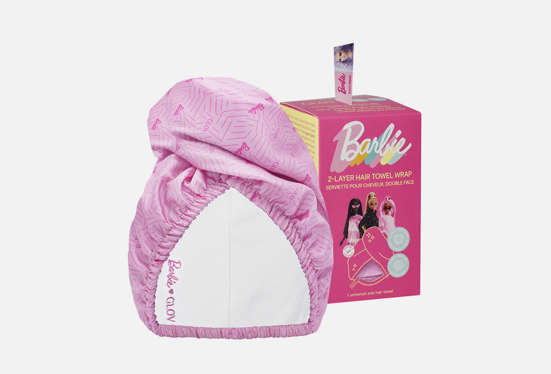 Glov Hair Towel Double-sided satin hair towel wrap