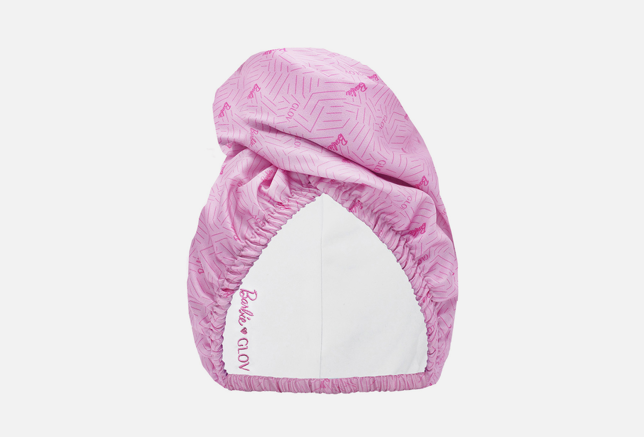 Double-sided satin hair towel wrap  1 Zigzag