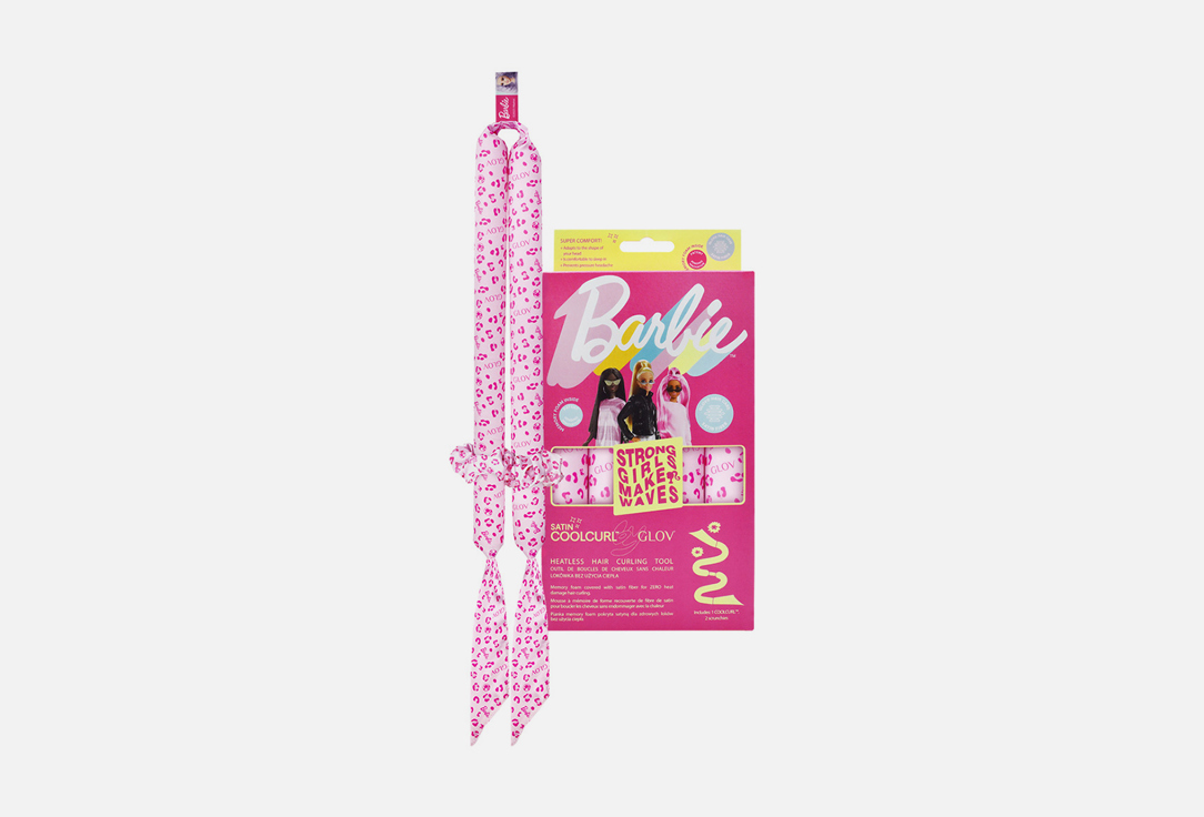 Glov Heatless hair curling tool Coolcurl satin Pink panther 3 pcs Glov Heatless hair curling tool Coolcurl satin