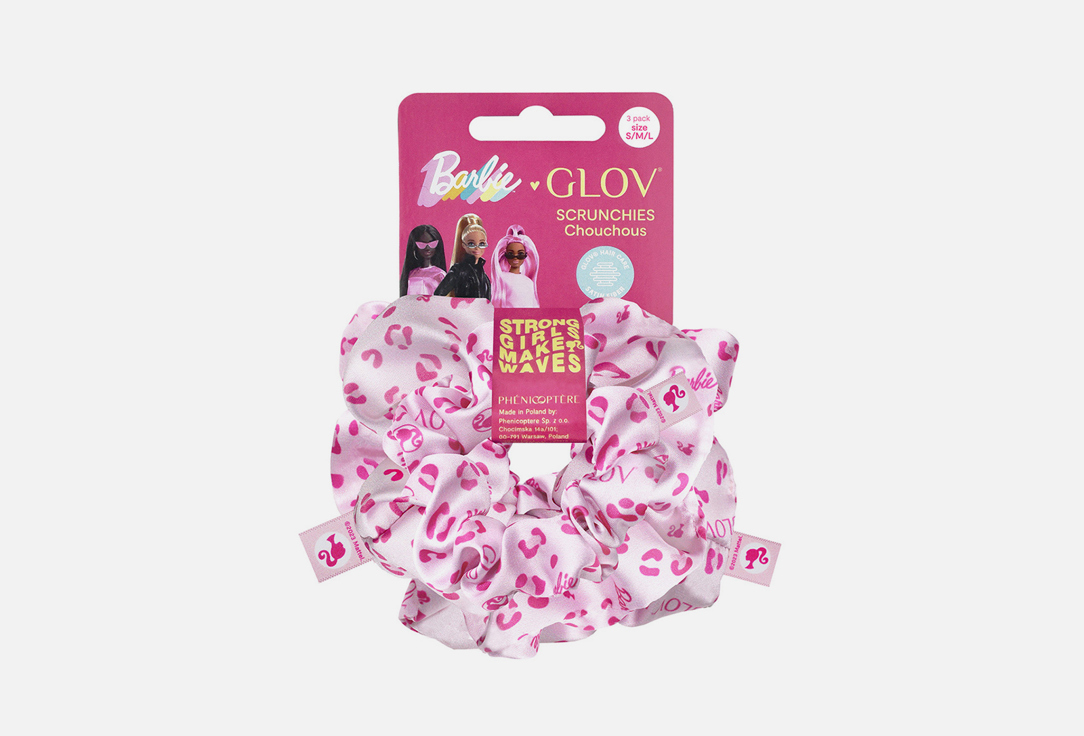 Glov Scrunchies pack s/m/l sizes Pink panther 3 pcs Glov Scrunchies pack s/m/l sizes