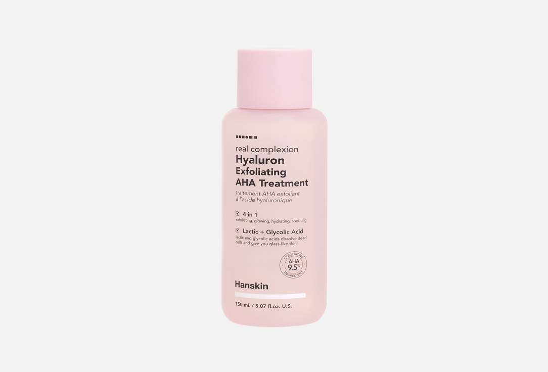 Hanskin Smoothing & Softening Toner Hyaluron Exfoliating AHA Treatment 150 ml Hanskin Smoothing & Softening Toner Hyaluron Exfoliating AHA Treatment