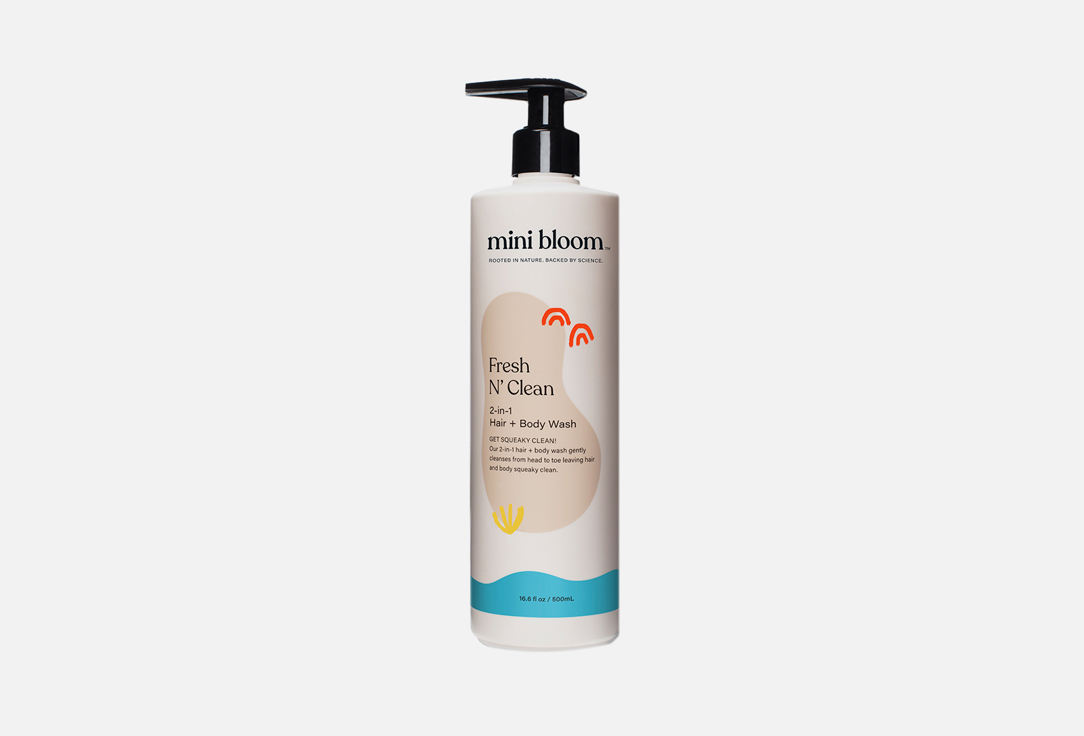 Mini Bloom Softening Hair & Body Wash Fresh N' Clean 500 ml Mini Bloom Softening Hair & Body Wash Fresh N' Clean