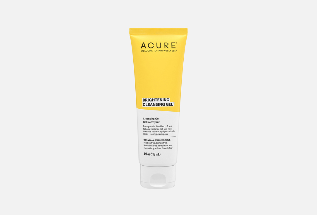 Acure Facial Cleansing Gel Brilliantly Brightening
