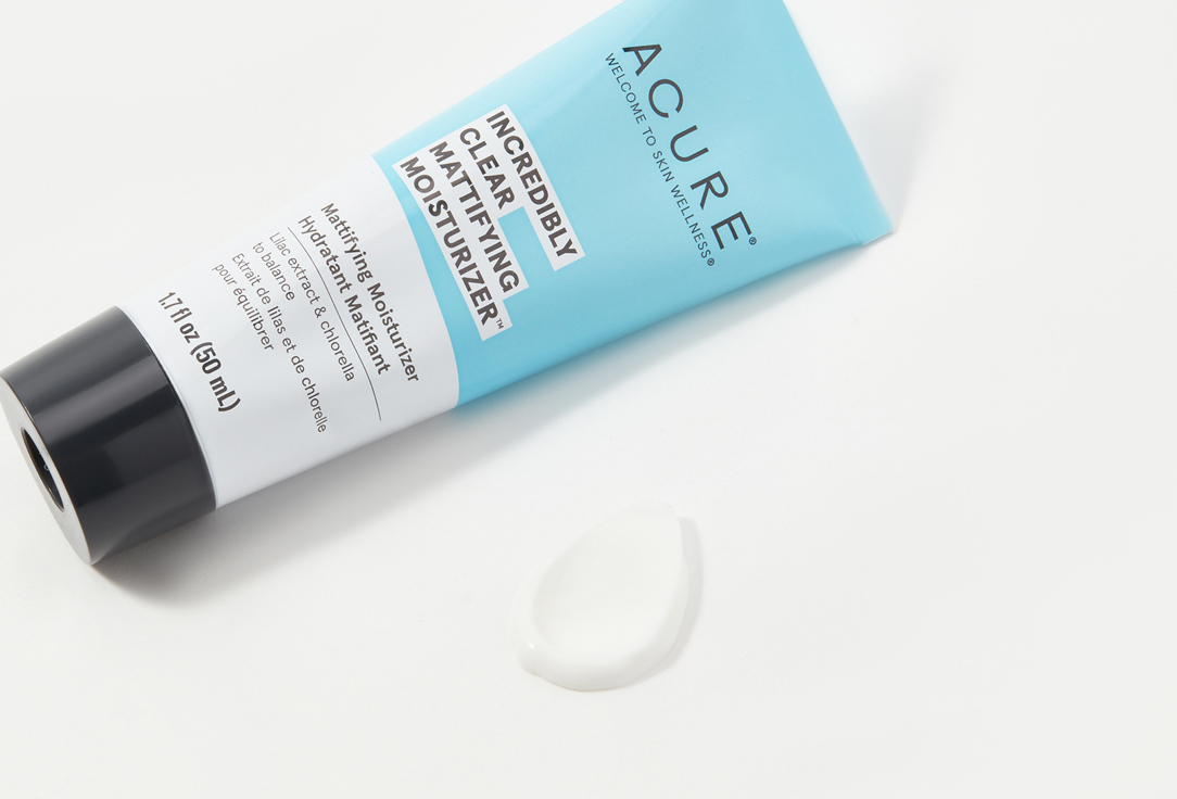 Acure Moisturizing  & Mattifying Facial Cream Incredibly Clear