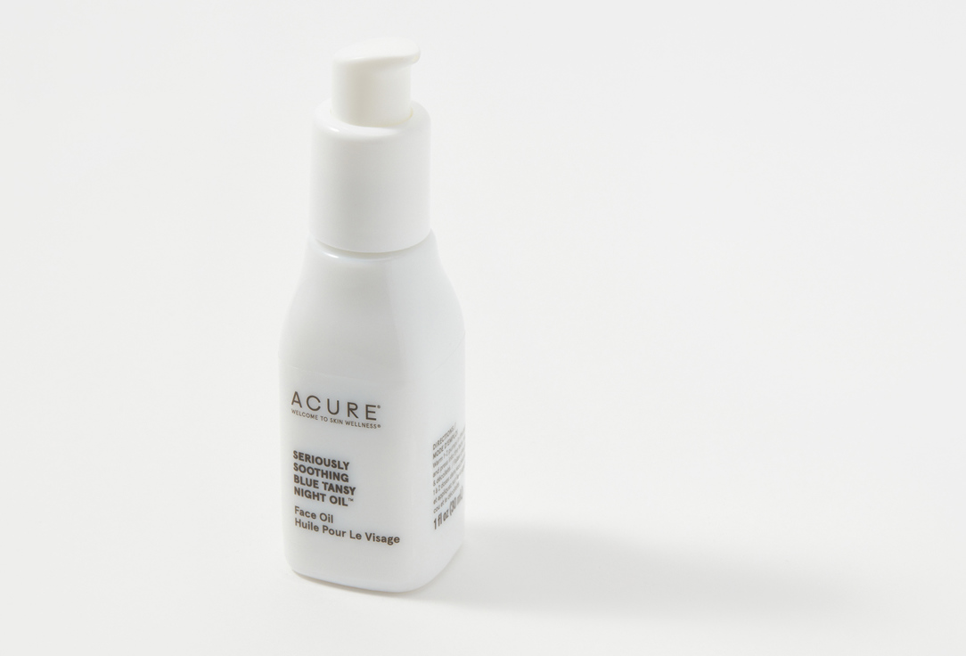 Acure Nourishing Night Facial Oil Seriously Soothing Blue Tansy