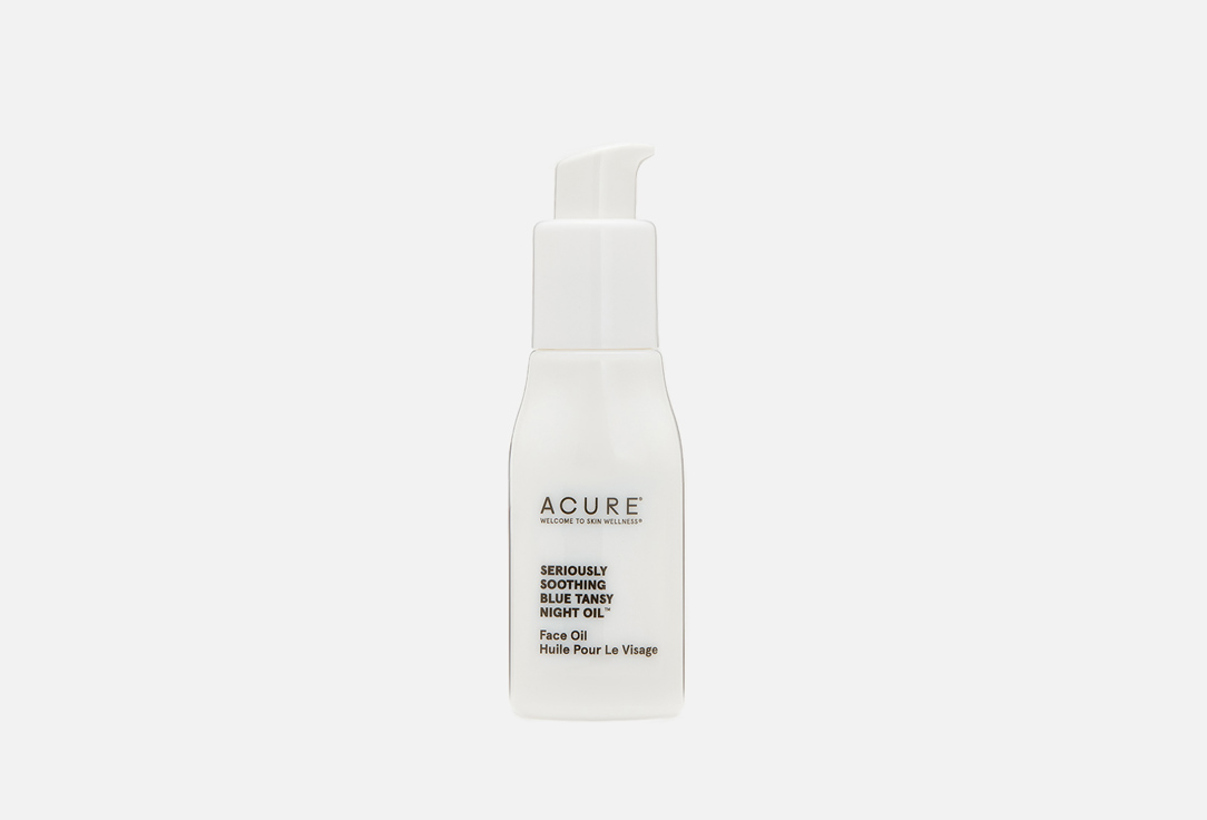 Acure Nourishing Night Facial Oil Seriously Soothing Blue Tansy