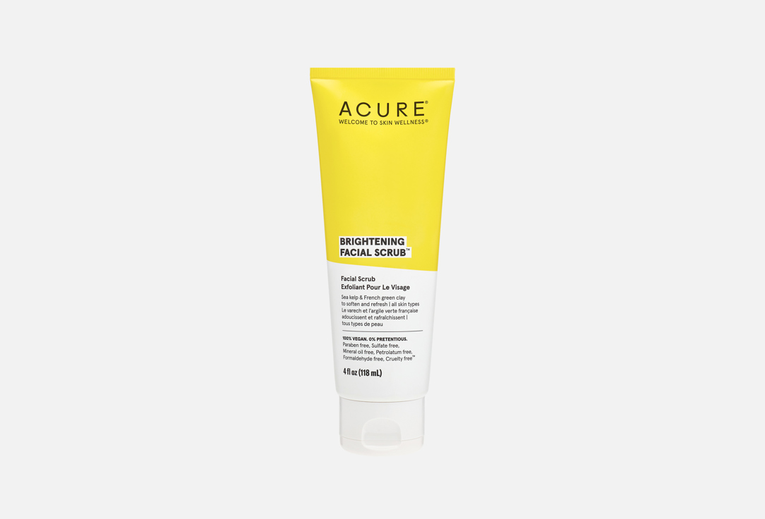 Acure Reviving Facial Scrub Brilliantly Brightening