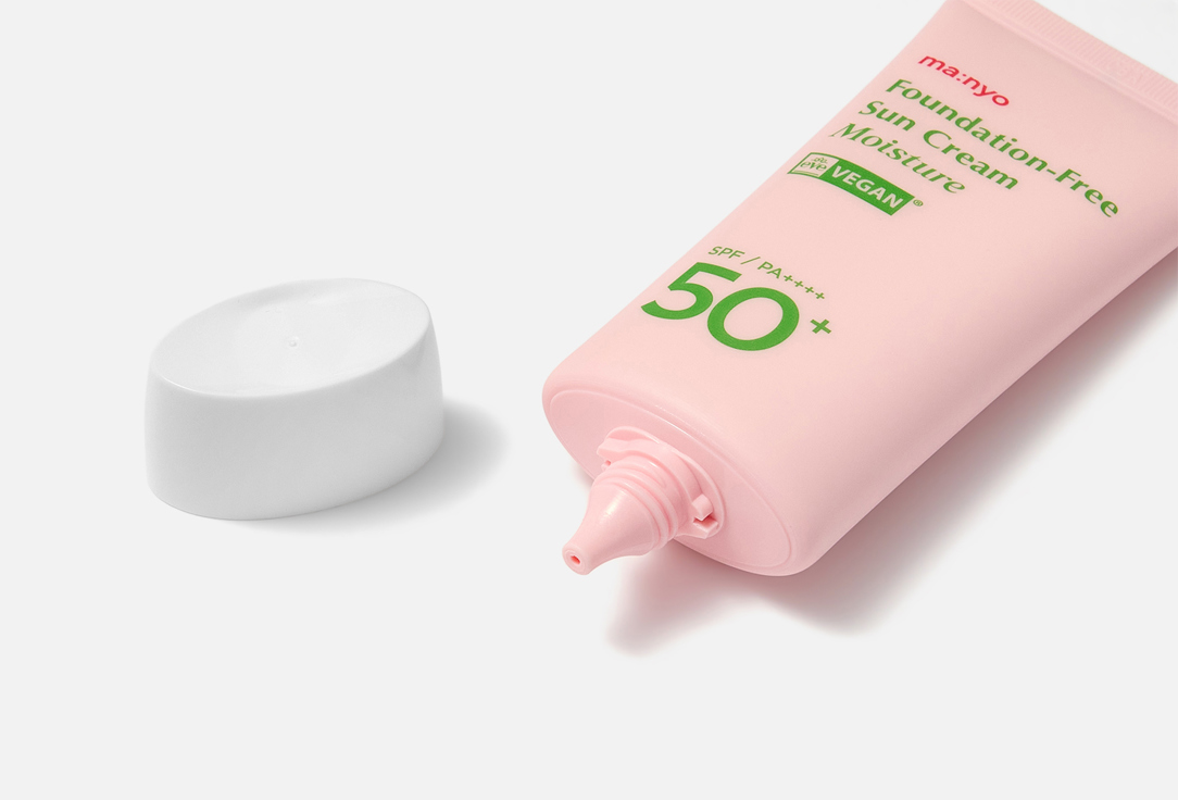 ma:nyo Sunscreen Face Toning Cream SPF 50+ Foundation-Free Sun Cream Moisture
