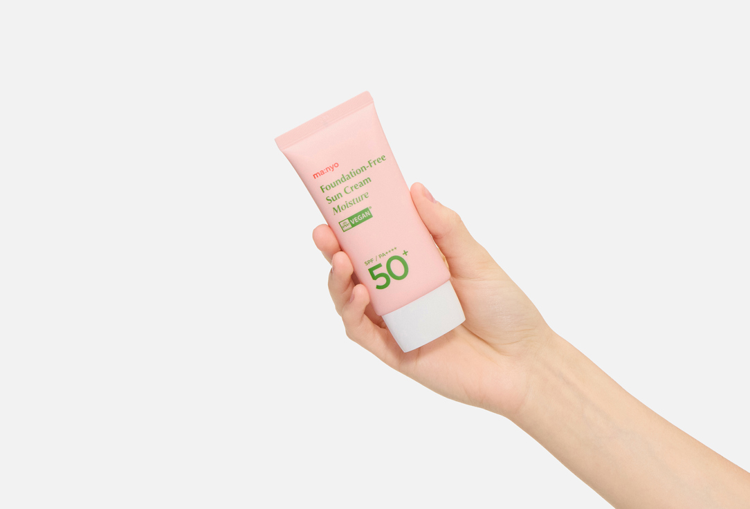 ma:nyo Sunscreen Face Toning Cream SPF 50+ Foundation-Free Sun Cream Moisture