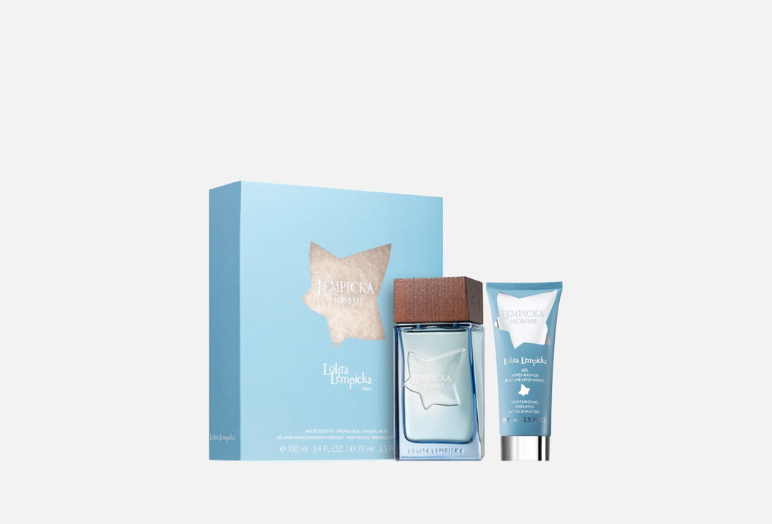 LOLITA LEMPICKA Eau de Toilette Spray & Aftershave Gel set Homme First Semester 2 pcs LOLITA LEMPICKA Eau de Toilette Spray & Aftershave Gel set Homme First Semester