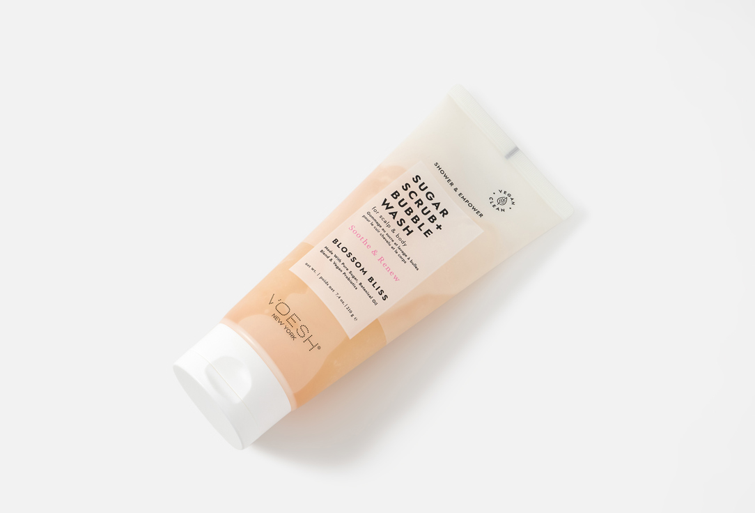 Voesh 2-in-1 Body Scrub & Body Wash Scalp & Body Scrub Blossom Bliss 210 g Voesh 2-in-1 Body Scrub & Body Wash Scalp & Body Scrub Blossom Bliss