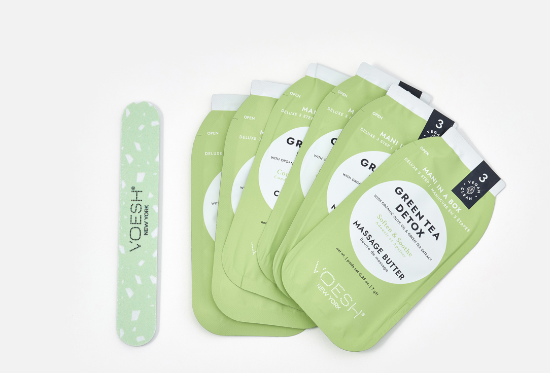 Voesh Hand Care Set Mani Moments Green Tea 3 pcs Voesh Hand Care Set Mani Moments Green Tea