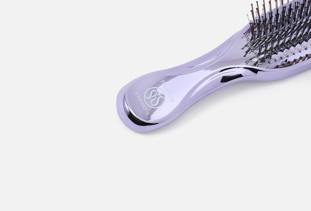 S-Heart-S Scalp Brush & Zipper Case Set world premium long