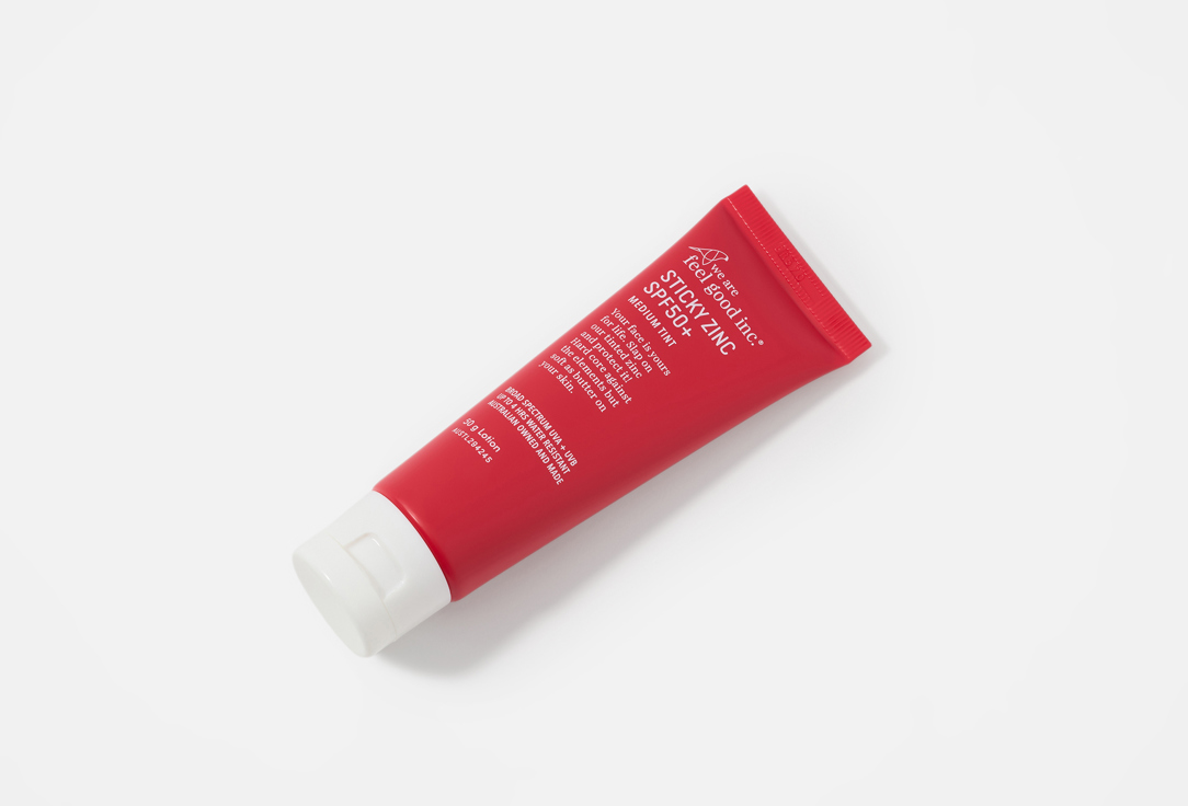 We are feel good inc. Face Cream SPF50+ Sticky Zinc Medium 50 ml We are feel good inc. Face Cream SPF50+ Sticky Zinc