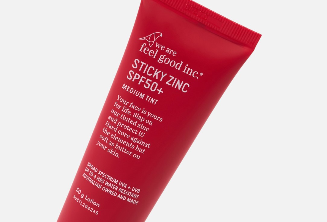 We are feel good inc. Face Cream SPF50+ Sticky Zinc Medium 50 ml We are feel good inc. Face Cream SPF50+ Sticky Zinc