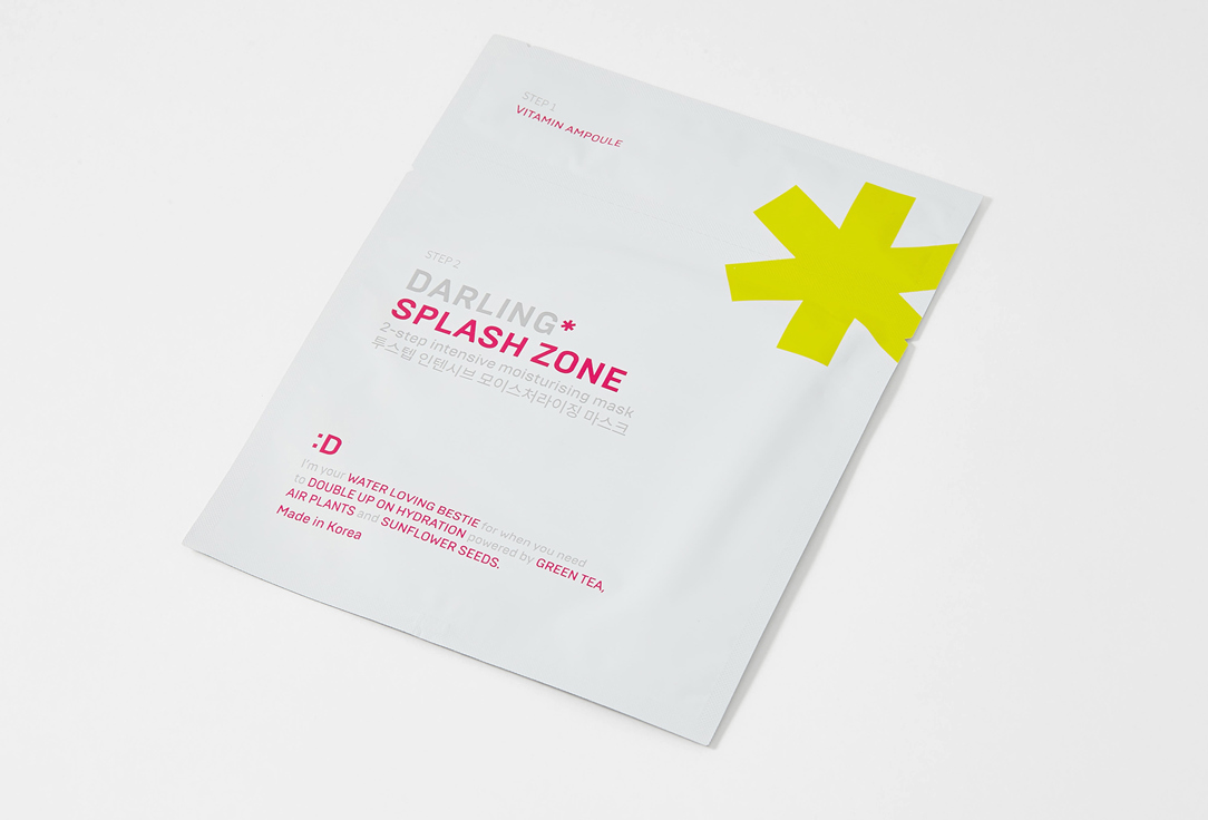 DARLING* 2-step intensive moisturising mask SPLASH ZONE