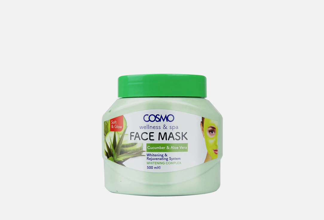 COSMO Face Mask Cucumber & Aloe Vera 500 ml COSMO Face Mask Cucumber & Aloe Vera