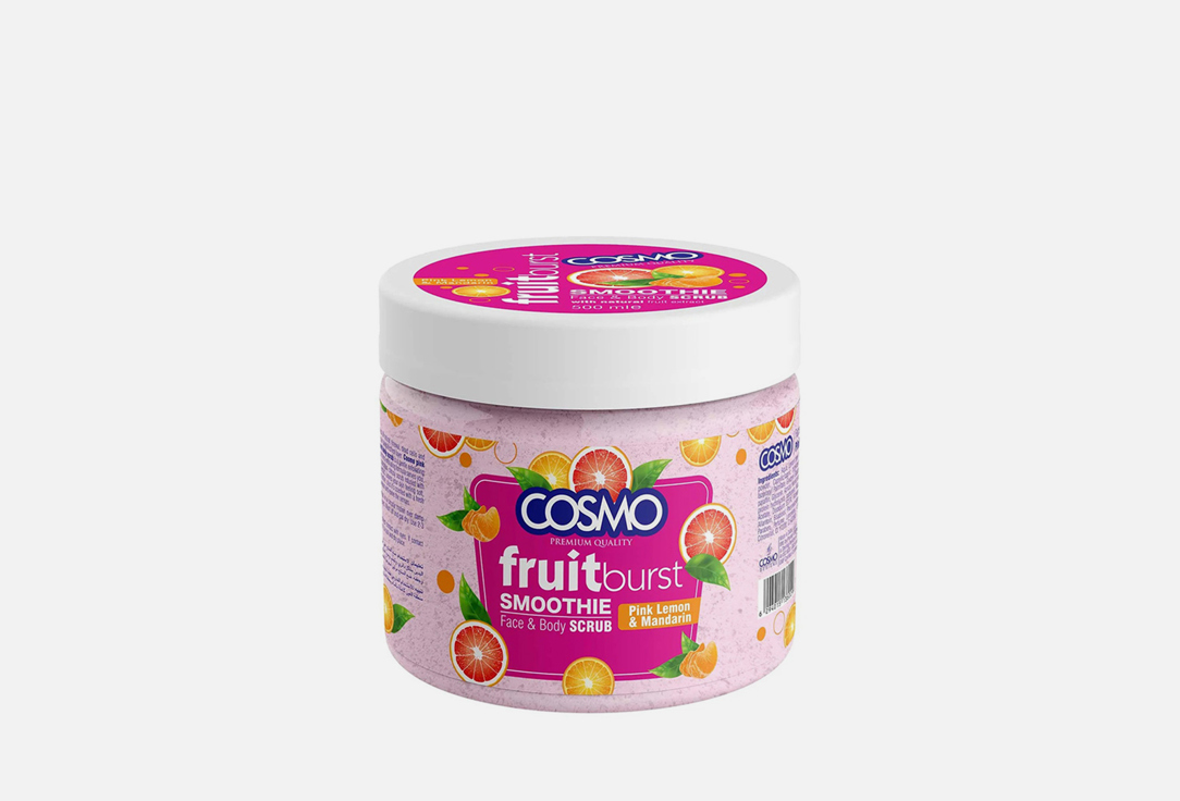 COSMO Face & body scrub Pink lemon & mandarin 500 ml COSMO Face & body scrub Pink lemon & mandarin