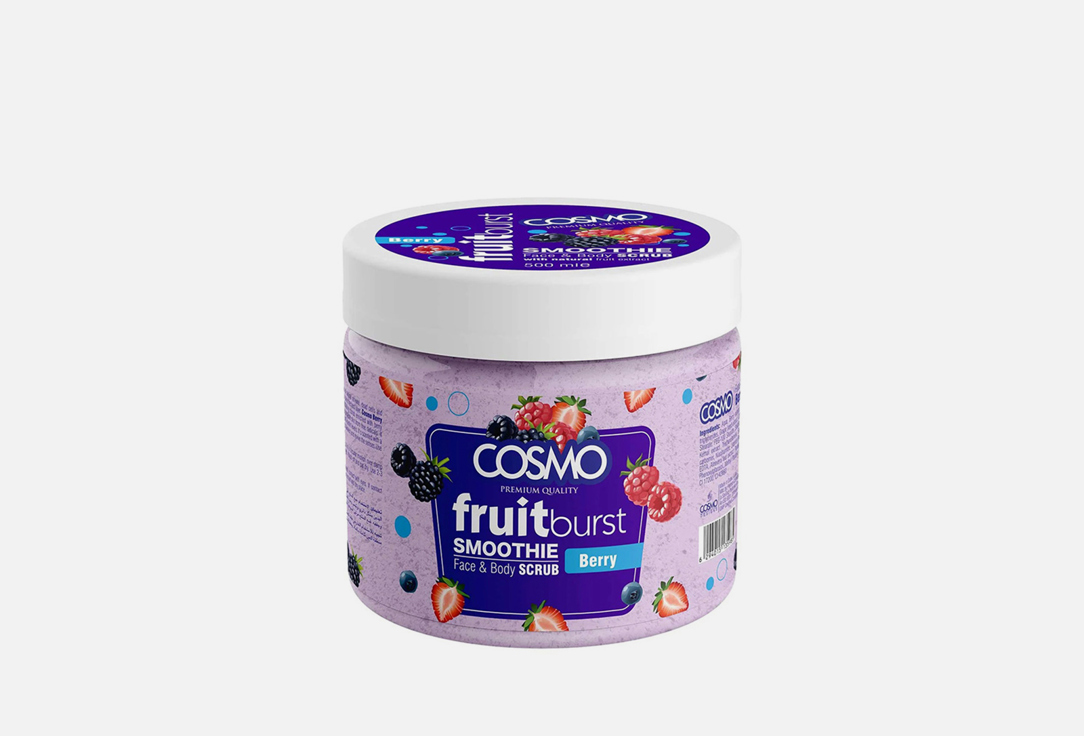 COSMO Face And Body Scrub Berry Fruitburst 500 ml COSMO Face And Body Scrub Berry Fruitburst
