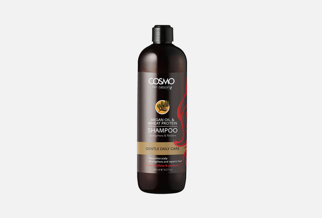 COSMO Gentle daily care Shampoo Argan oil & wheat Protein