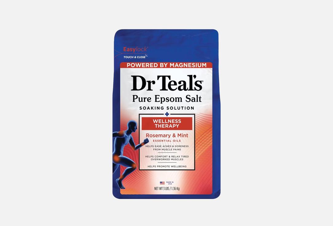 DR TEALS Bath Salt Wellness Therapy Rosemary & Mint