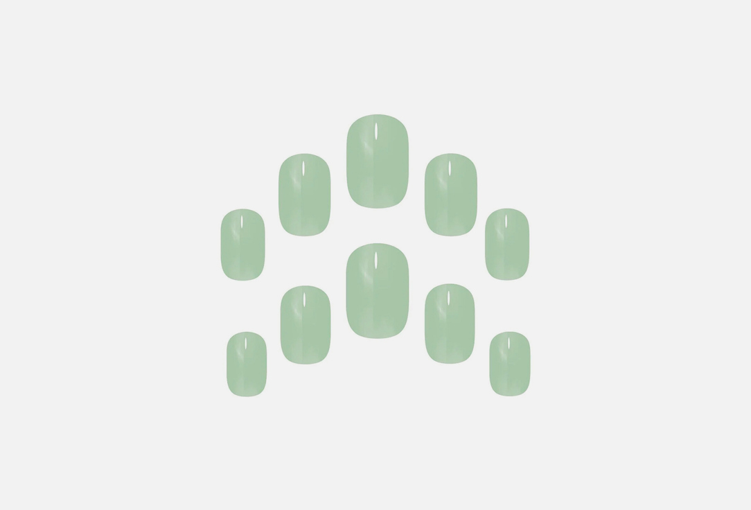 ELEGANT TOUCH Colour false nails Matcha latte Matcha latte 24 pcs ELEGANT TOUCH Colour false nails Matcha latte
