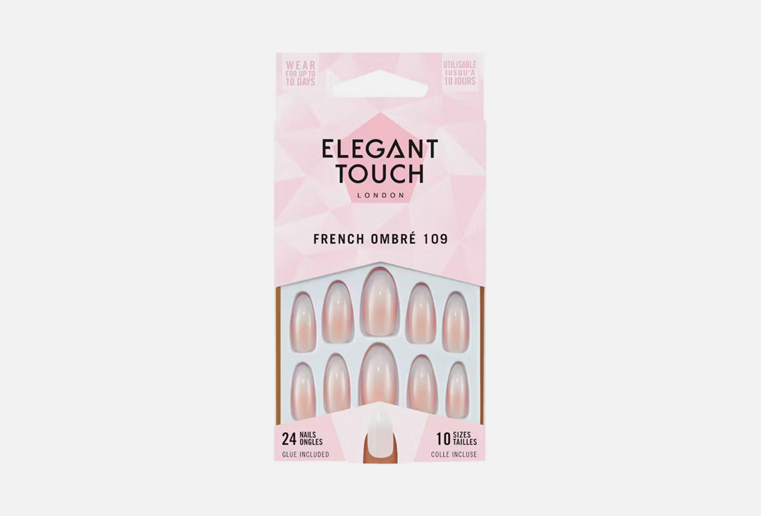 ELEGANT TOUCH False Nails Luxe Looks French ombre 109 24 pcs ELEGANT TOUCH False Nails Luxe Looks
