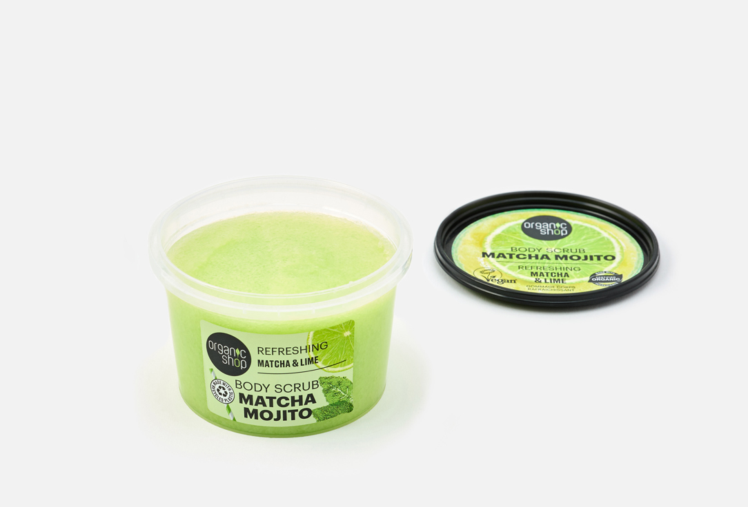 Organic Shop Body Scrub Matcha Mojito 250 ml Organic Shop Body Scrub Matcha Mojito