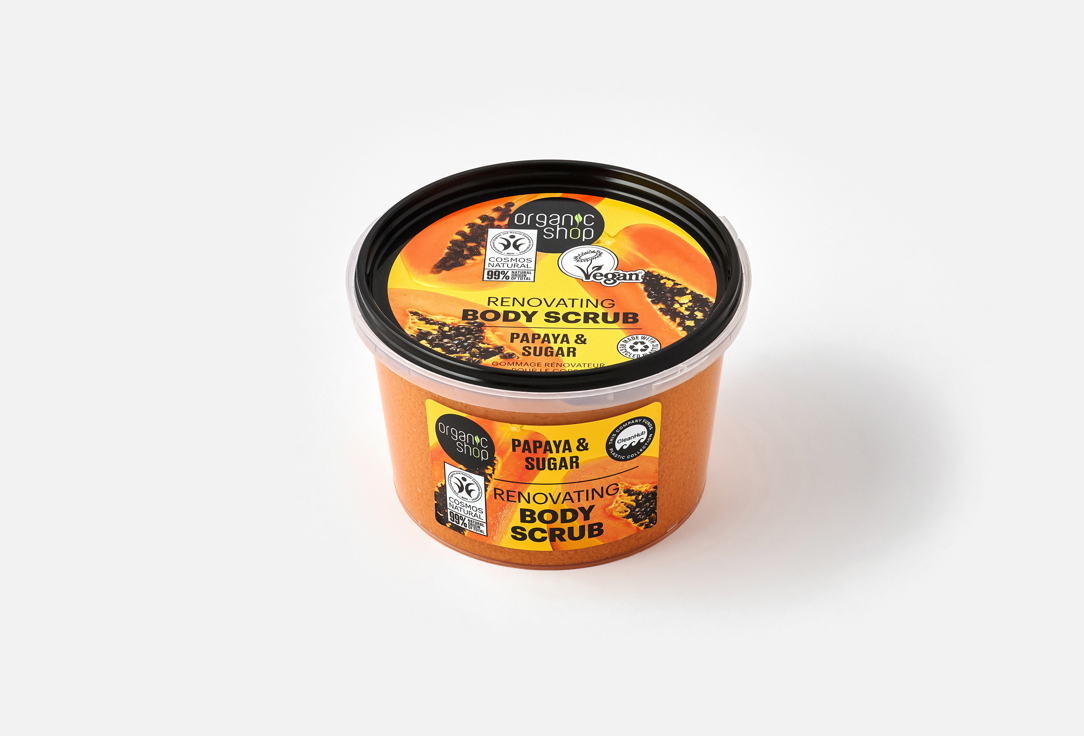 Organic Shop Renovating Body Scrub Papaya