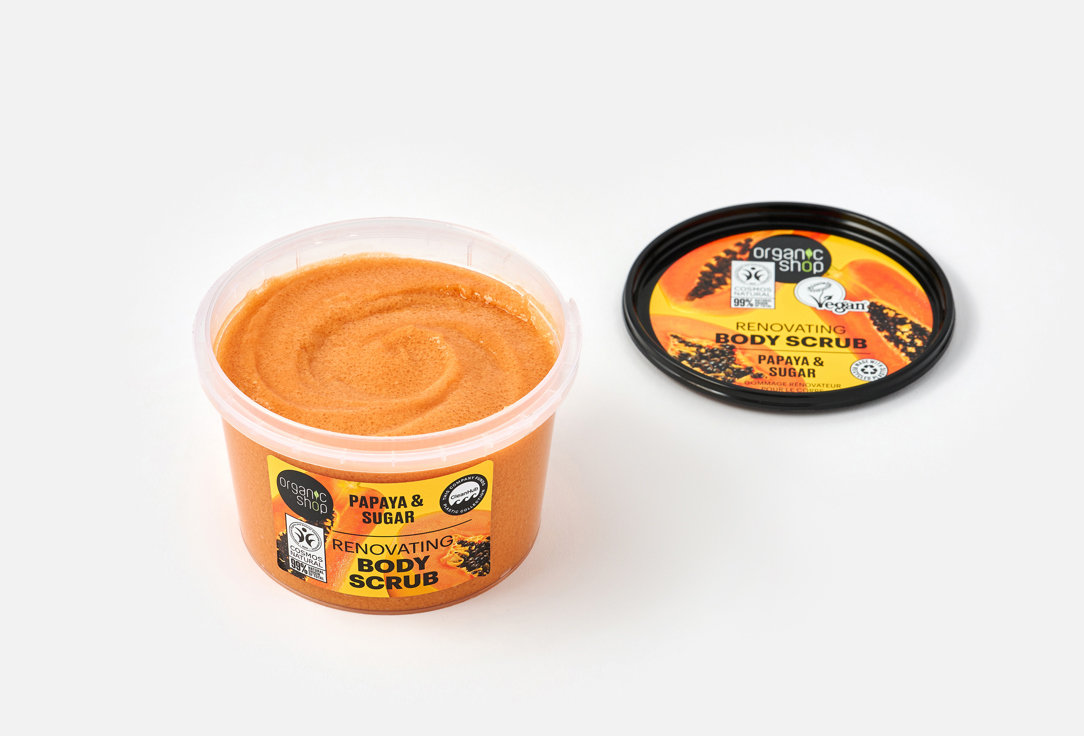 Organic Shop Renovating Body Scrub Papaya