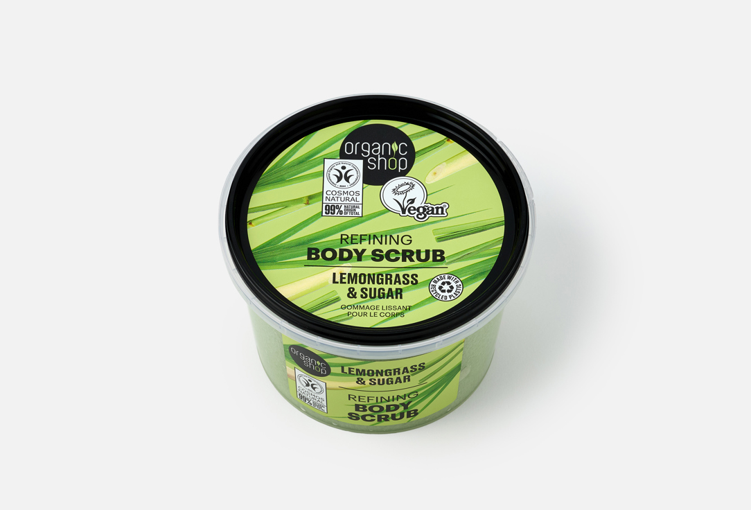 Organic Shop Refining Body Scrub Lemongrass