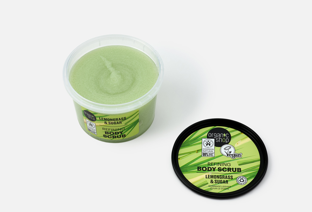 Organic Shop Refining Body Scrub Lemongrass
