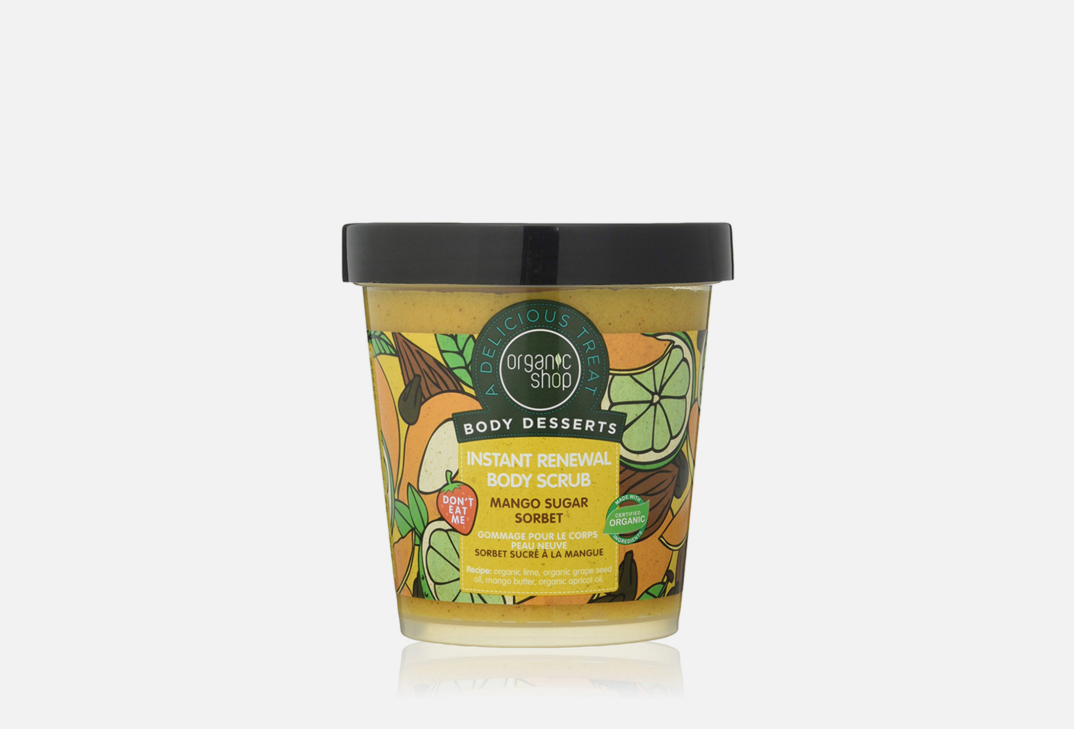 Body Desserts Mango Sugar Sorbet Instant 450