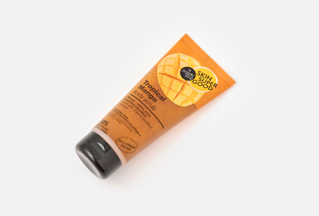 Organic Shop Body Scrub Skin Super Good Tropical Mango 200 ml Organic Shop Body Scrub Skin Super Good Tropical Mango