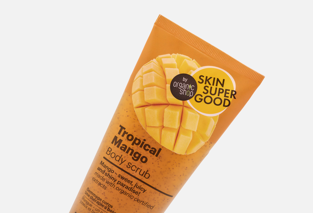 Organic Shop Body Scrub Skin Super Good Tropical Mango 200 ml Organic Shop Body Scrub Skin Super Good Tropical Mango