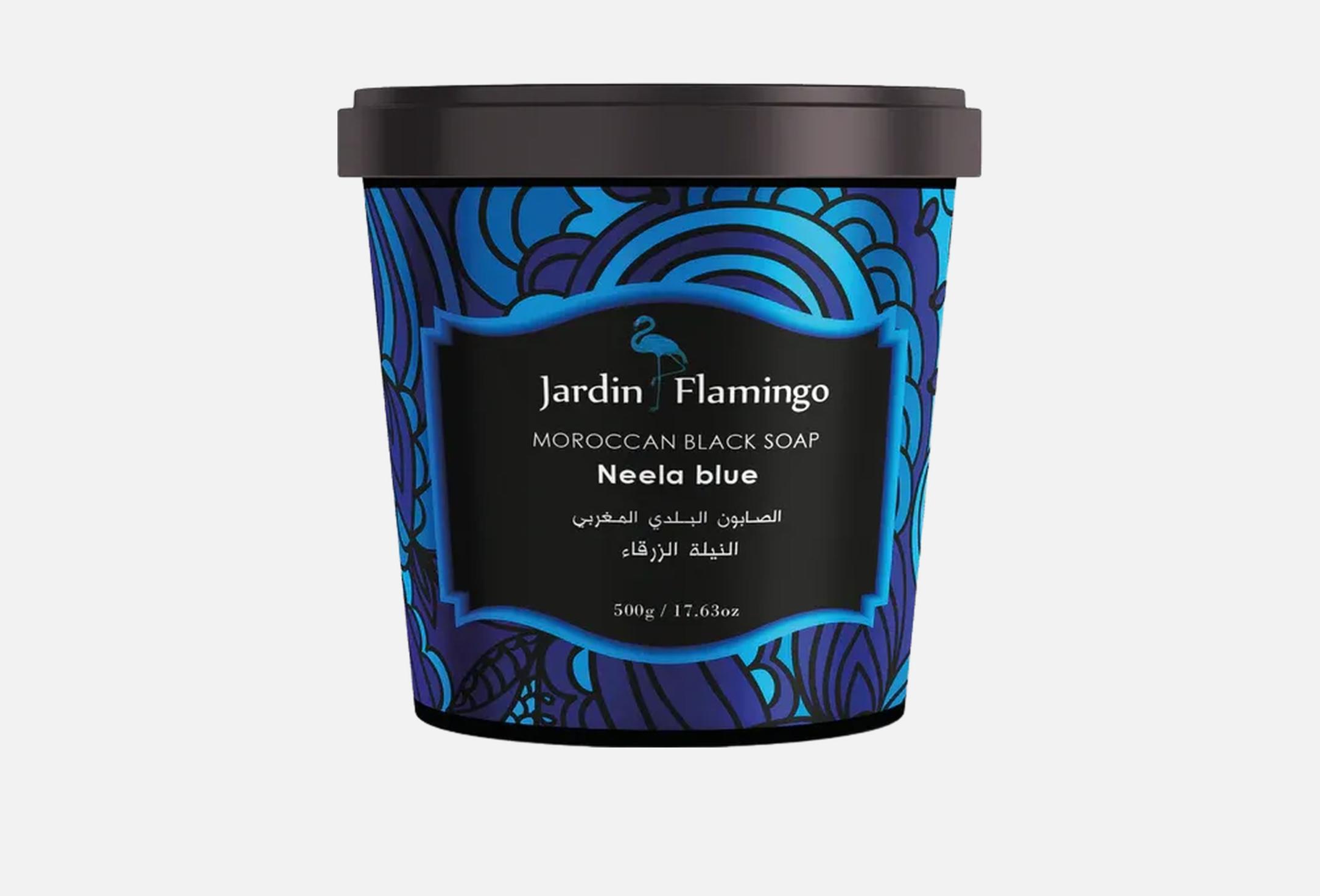 Moroccan Black Soap Neela Blue 500